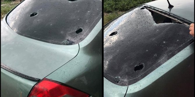 YUMURTA BÜYÜKLÜĞÜNDE DOLU YAĞDI!