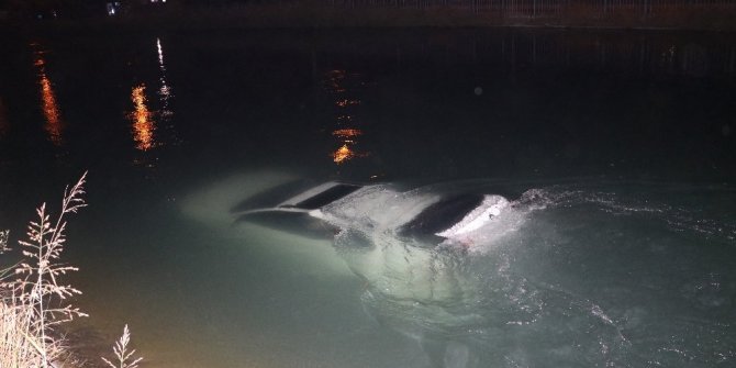 USLANMAZ SÜRÜCÜ KANALA DÜŞTÜ