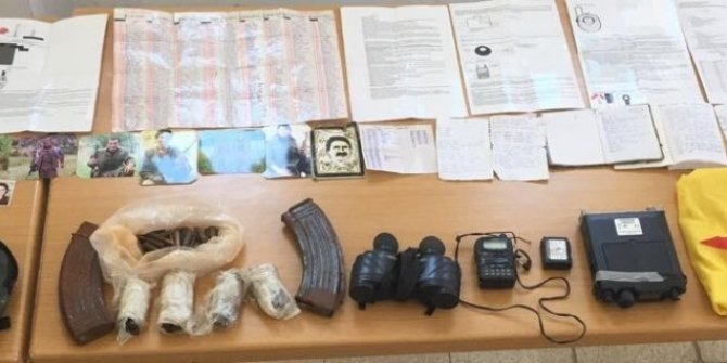 PKK’YA AİT ÇOK SAYIDA MÜHİMMAT ELE GEÇİRİLDİ