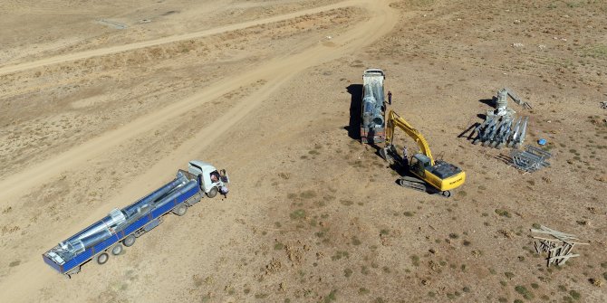 TELESİYEJLERİN MONTAJI BAŞLIYOR