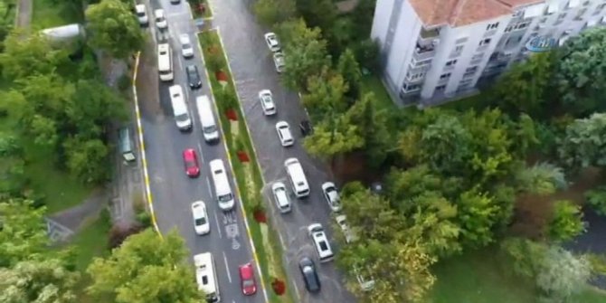 SU BASKINLARI HAVADAN BÖYLE GÖRÜNTÜLENDİ