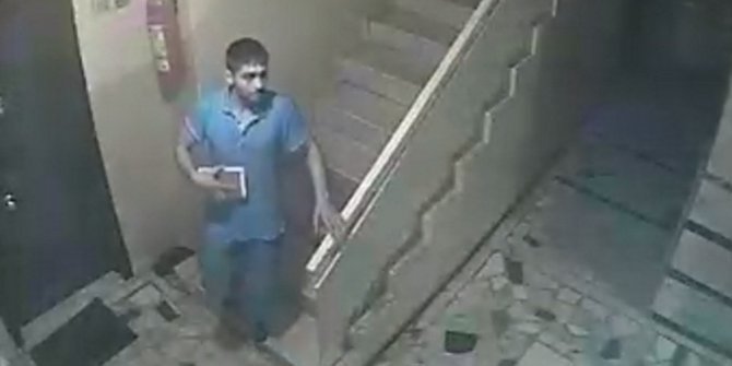 KAMERAYI GÖREN HIRSIZ ŞAŞKINA DÖNDÜ