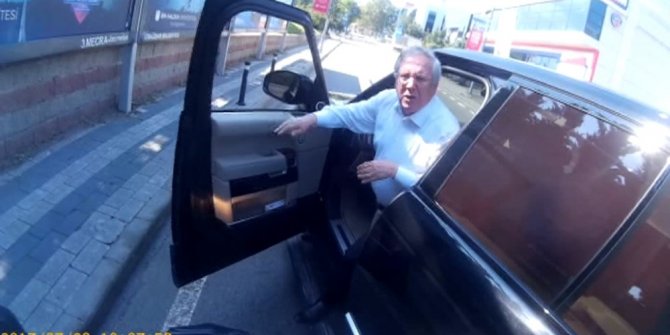 AZİZ YILDIRIM TRAFİKTE BÖYLE TARTIŞTI