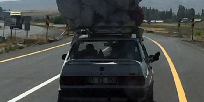 ŞEHİRLERARASI YOLDA TEHLİKELİ YOLCULUK