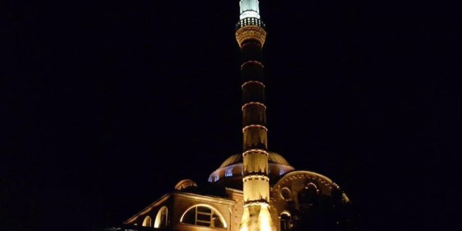 ŞEYH ADİL CAMİİ IŞIKLANDIRILDI