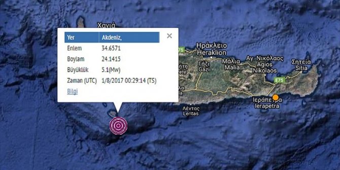AKDENİZ'DE 5,1 BÜYÜKLÜĞÜNDE DEPREM OLDU!