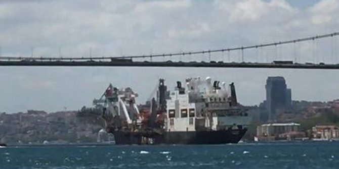 TÜRK AKIMI İÇİN İSTANBUL BOĞAZI’NDAN GEÇTİ