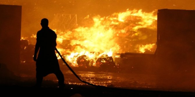 BAŞKENT’TE SANAYİ BÖLGESİNDE YANGIN