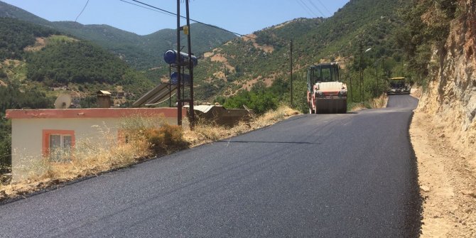 BEYOĞLU SARILAR YOLU ASFALTLANDI