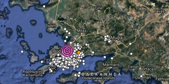 BODRUM'DA YİNE DEPREM OLDU!