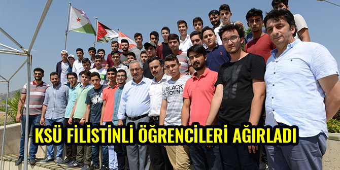 KSÜ FİLİSTİNLİ ÖĞRENCİLERİ AĞIRLADI