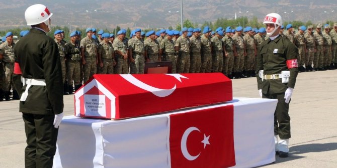 BİNGÖL ŞEHİDİ MEMLEKETİNE UĞURLANDI