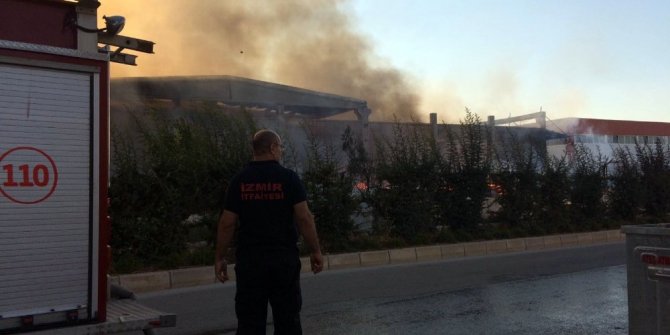 FABRİKADA BÜYÜK YANGIN