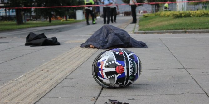 KASK TAKMAYAN GENÇ KIZ MOTOSİKLET KAZASINDA ÖLDÜ