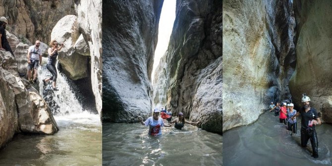 ATLAMAK İÇİN BİRBİRLERİYLE YARIŞTILAR