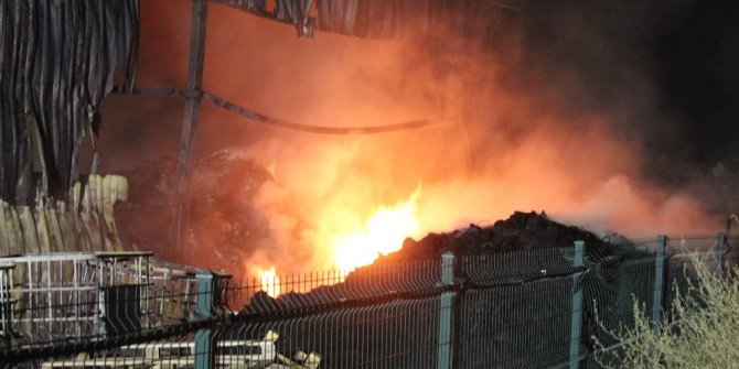 KATI YAKIT ÜRETİM TESİSİNDE BİR AYDA İKİ YANGIN