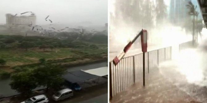 HONG KONG’U TAYFUN VURDU