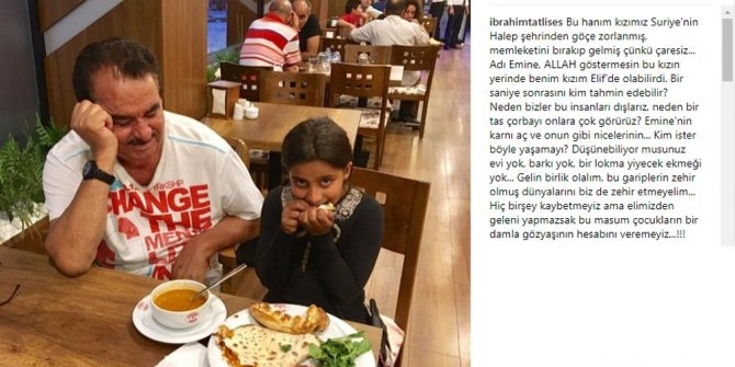 İBRAHİM TATLISES’TEN ÖRNEK DAVRANIŞ