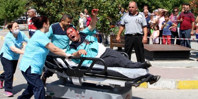 HASTANEDE YAPILAN TATBİKAT GERÇEĞİ ARATMADI