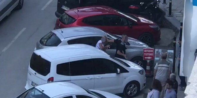 SOKAK ORTASINDA KADINA ŞİDDET!