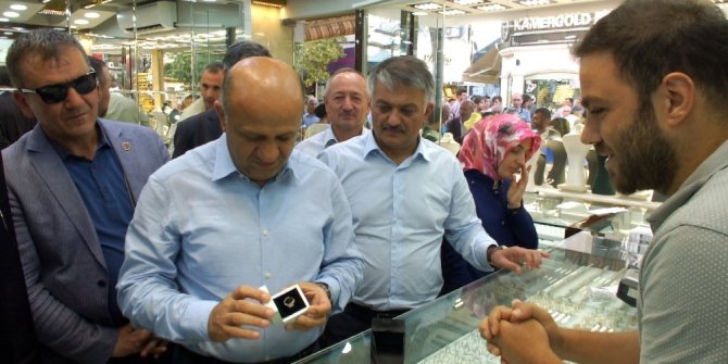 BAŞBAKAN YARDIMCISI IŞIK’TAN SÜRPRİZ ESNAF ZİYARETİ