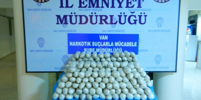 VAN’DA 101 KİLO EROİN ELE GEÇİRİLDİ