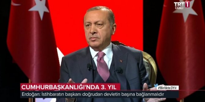 "İSTİHBARATIN BAŞI DEVLETİN BAŞINA BAĞLI OLMALIDIR"