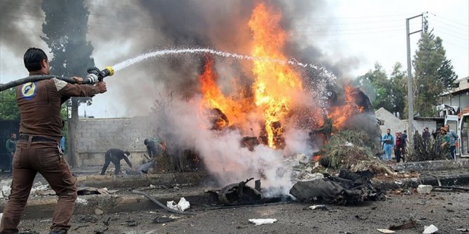 TERÖR ÖRGÜTÜ PKK/PYD, AZEZ'DEKİ SİVİLLERİ HEDEF ALDI