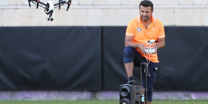 OSMANLISPORLU OYUNCULARA DRONE’LU TAKİP