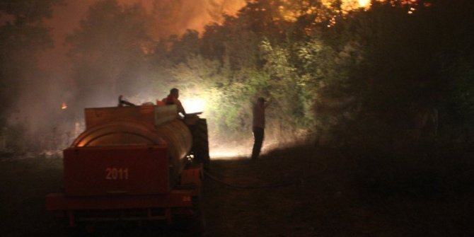 BOLU’DA YANGIN 7 SAATTİR SÜRÜYOR