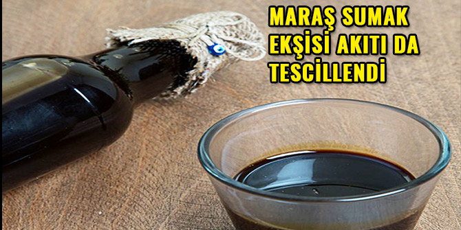 MARAŞ SUMAK EKŞİSİ AKITI DA TESCİLLENDİ