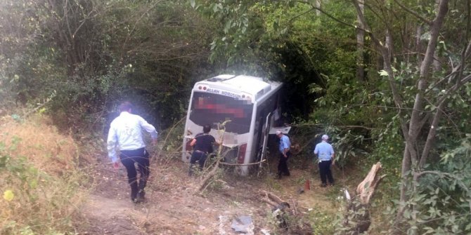 MİDİBÜS ŞARAMPOLE UÇTU: 26 YARALI