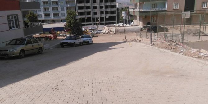 PAZARCIK BELEDİYESİ ÇALIŞIYOR