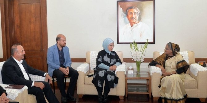 BANGLADEŞ BAŞBAKANI İLE GÖRÜŞTÜLER