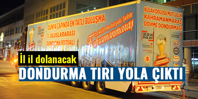 DONDURMA TIRI YOLA ÇIKTI