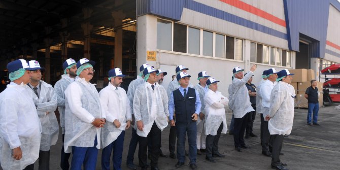 ALMAN GAZETECİLER SANKO MAKİNA’YI GEZDİ