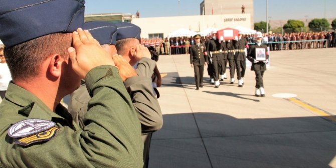 BİNGÖL ŞEHİDİ MEMLEKETİNE GÖNDERİLDİ