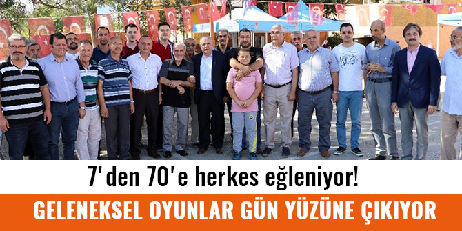 GELENEKSEL OYUNLAR GÜN YÜZÜNE ÇIKIYOR