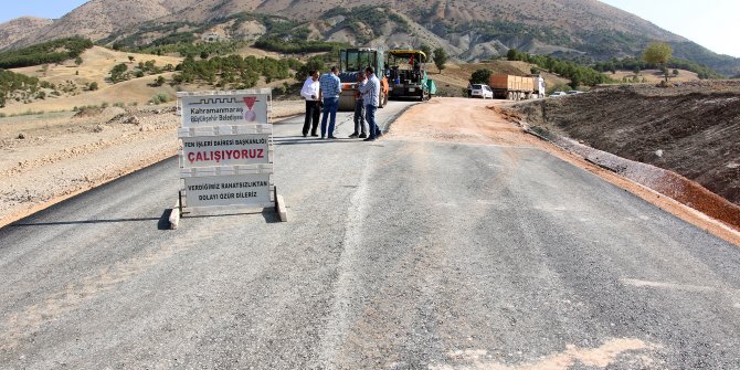 HELETE YOLUNDA SICAK ASFALT  ÇALIŞMASI