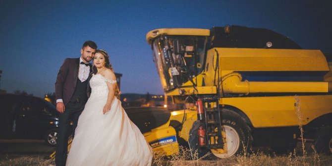 BİÇERDÖVERİ GELİN ARABASI YAPTI