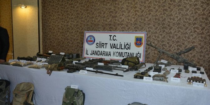 SİİRT’TE TERÖR ÖRGÜTÜNE BÜYÜK DARBE