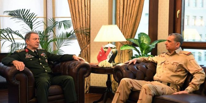 IRAK GENELKURMAY BAŞKANI, ORGENERAL AKAR’I ZİYARET ETTİ
