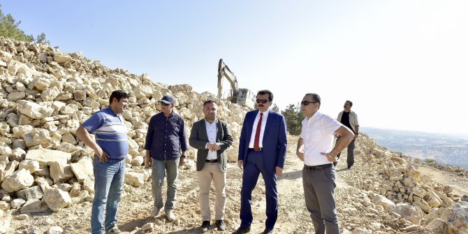 BAŞKAN ERKOÇ KUZEY ÇEVRE YOLU’NU İNCELEDİ