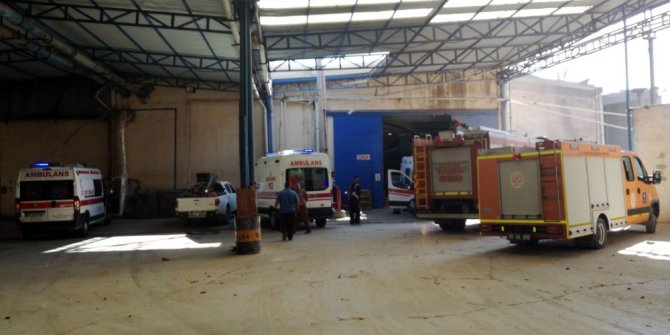 FABRİKADA PATLAMA: 1 ÖLÜ, 3 YARALI