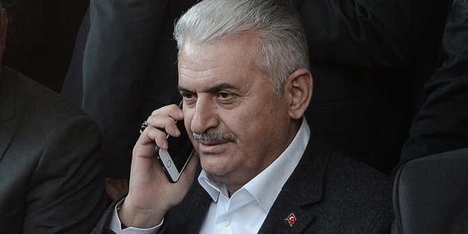 YILDIRIM'DAN SÜLEYMANOĞLU AİLESİNE 'GEÇMİŞ OLSUN' TELEFONU