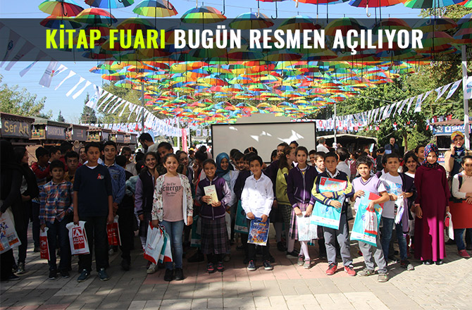 KİTAP FUARI BUGÜN RESMEN AÇILIYOR