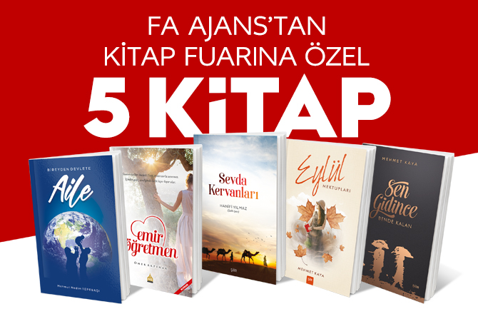 FA AJANS’TAN FUARA ÖZEL 5 KİTAP YAYIMLANDI