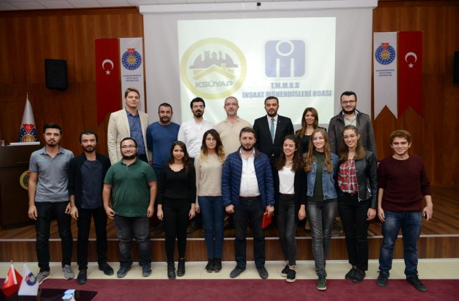 İNŞAAT MÜHENDİSİ ADAYLARI, SEKTÖR TEMSİLCİLERİ İLE BULUŞTU