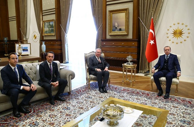 ERDOĞAN, TÜSİAD HEYETİNİ KABUL ETTİ