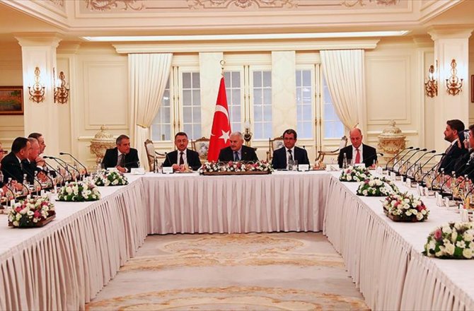 BAŞBAKAN YILDIRIM YENİ ATANAN BÜYÜKELÇİLERİ KABUL ETTİ